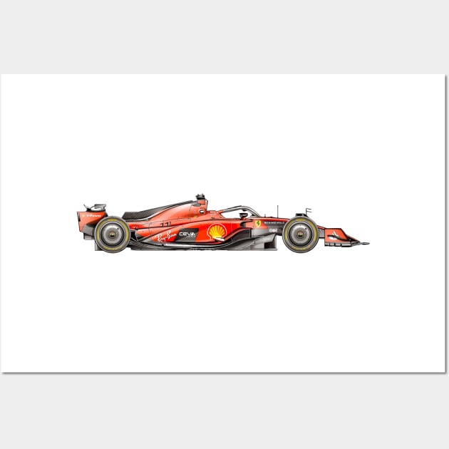 Ferrari 2023 Wall Art by F1LEAD
